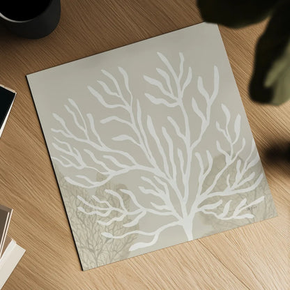 Coastal Reef VI by Yvette St. Amant. Shown as a detailed flat fine art print, highlighting archival giclee quality. Available as an archival giclee rolled canvas, fine art paper, or poster print. SKU 94009a.