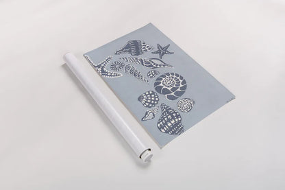 Coastal Shells II by Yvette St. Amant. shown as a rolled paper print. Available as archival giclee rolled canvas, fine art paper, or poster print. SKU 88369h.