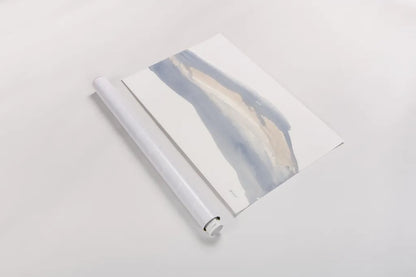 Coastal Wave Abstract by Yvette St. Amant. shown as a rolled paper print. Available as archival giclee rolled canvas, fine art paper, or poster print. SKU 91162i.