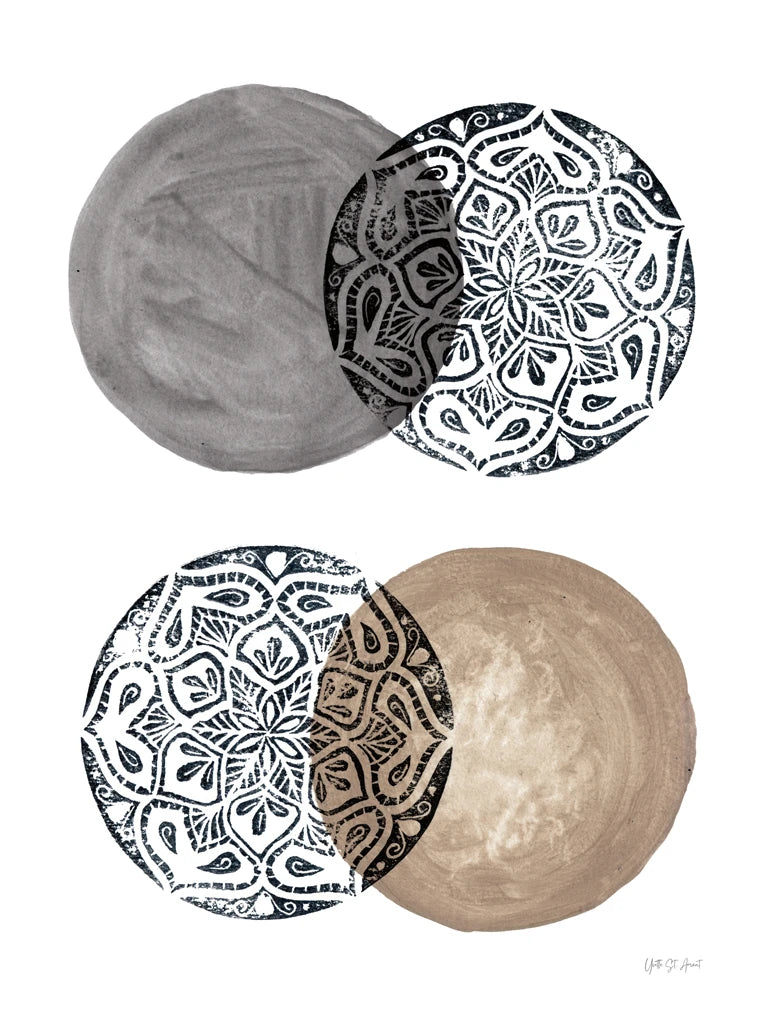 Collected Mandala Stamp II by Yvette St. Amant