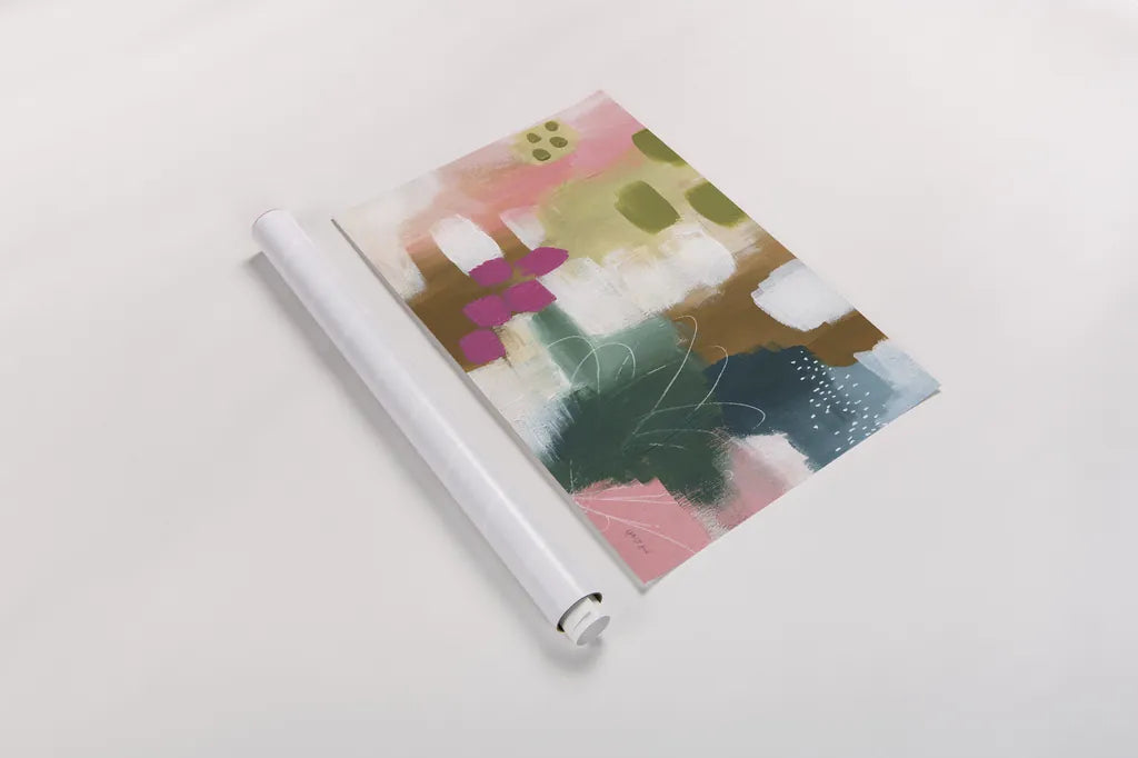 Color Burst II by Yvette St. Amant. shown as a rolled paper print. Available as archival giclee rolled canvas, fine art paper, or poster print. SKU 88228i.