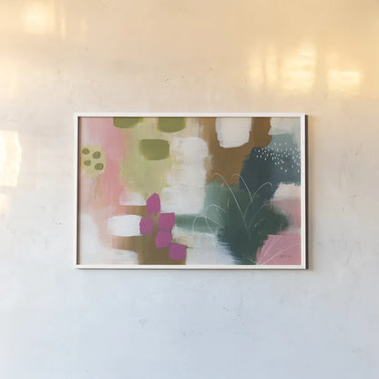 Color Burst II by Yvette St. Amant. shown as a paper print in a white frame. Available as a archival giclee rolled canvas, fine art paper, or poster print. SKU 88228i.