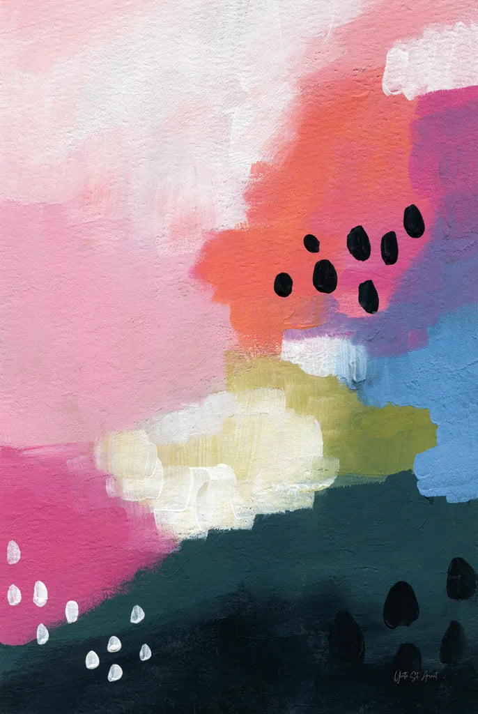 Colorful Journey by Yvette St. Amant. SKU 88226h. Archival Giclee Fine art print for wall decor.