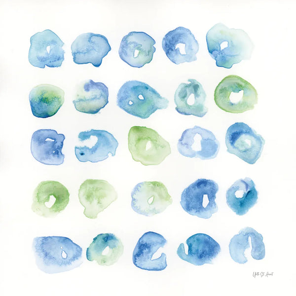 Cool Wash I by Yvette St. Amant. SKU 104952a. Archival Giclee Fine art print for wall decor.