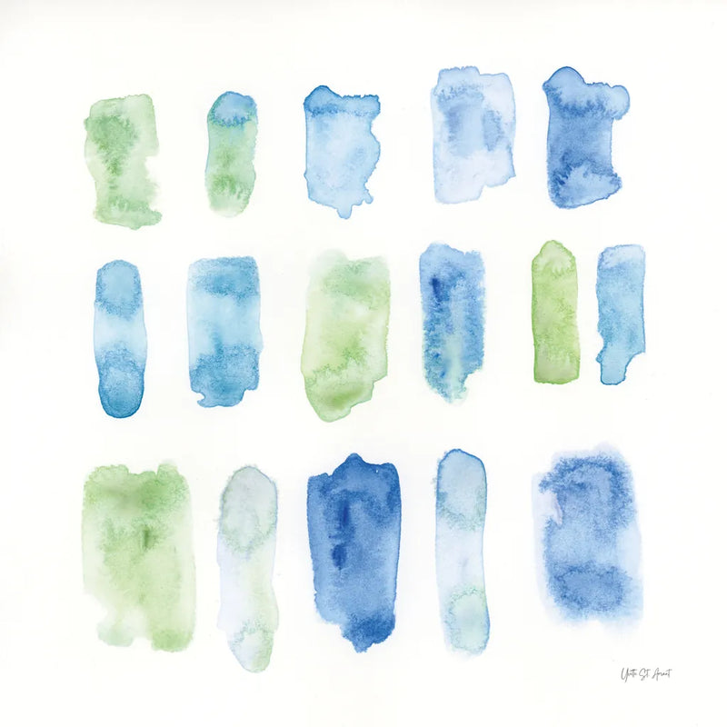 Cool Wash II by Yvette St. Amant. SKU 104953a. Archival Giclee Fine art print for wall decor.
