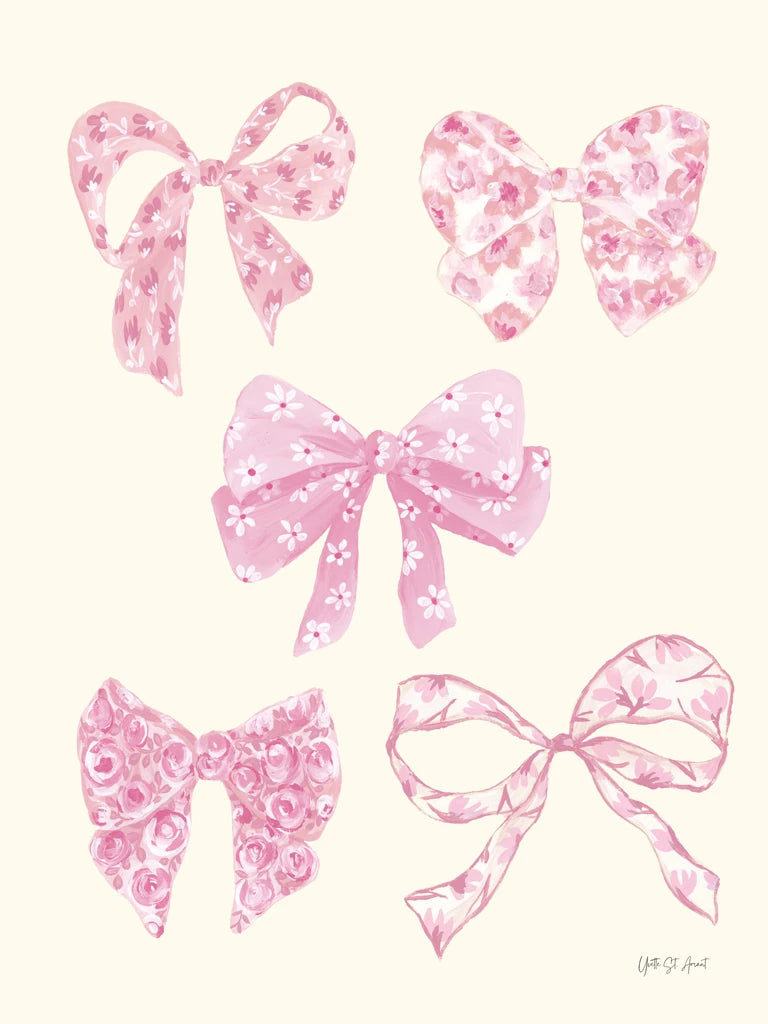 Coquette Bows Pink by Yvette St. Amant