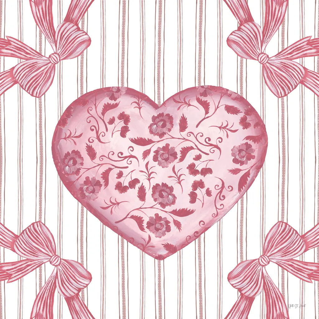 Coquette Valentine I by Yvette St. Amant. SKU 101784a. Archival Giclee Fine art print for wall decor.