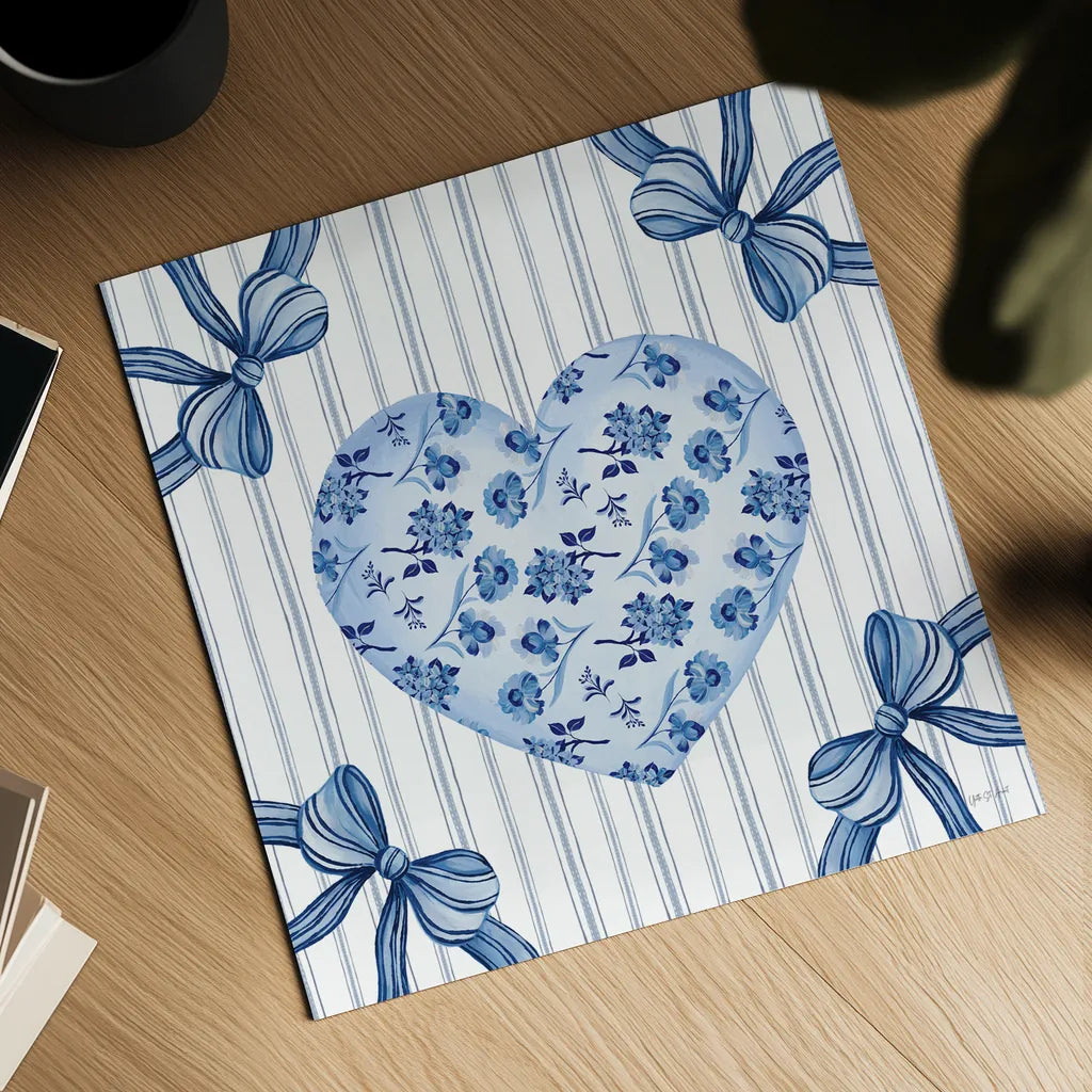 Coquette Valentine II by Yvette St. Amant. Shown as a detailed flat fine art print, highlighting archival giclee quality. Available as an archival giclee rolled canvas, fine art paper, or poster print. SKU 101785a.