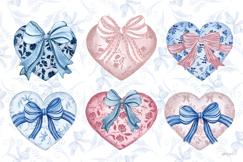 Coquette Valentine IV by Yvette St. Amant. SKU 101787i. Archival Giclee Fine art print for wall decor.