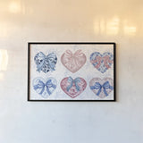 Coquette Valentine IV by Yvette St. Amant. shown as a paper print in a black flame. Available as a archival giclee rolled canvas, fine art paper, or poster print. SKU 101787i.