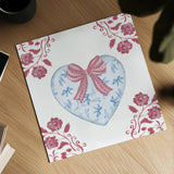 Coquette Valentine V by Yvette St. Amant. Shown as a detailed flat fine art print, highlighting archival giclee quality. Available as an archival giclee rolled canvas, fine art paper, or poster print. SKU 101788a.
