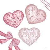 Coquette Valentine VII by Yvette St. Amant. SKU 101790a. Archival Giclee Fine art print for wall decor.