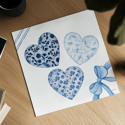 Coquette Valentine VIII by Yvette St. Amant. Shown as a detailed flat fine art print, highlighting archival giclee quality. Available as an archival giclee rolled canvas, fine art paper, or poster print. SKU 101791a.