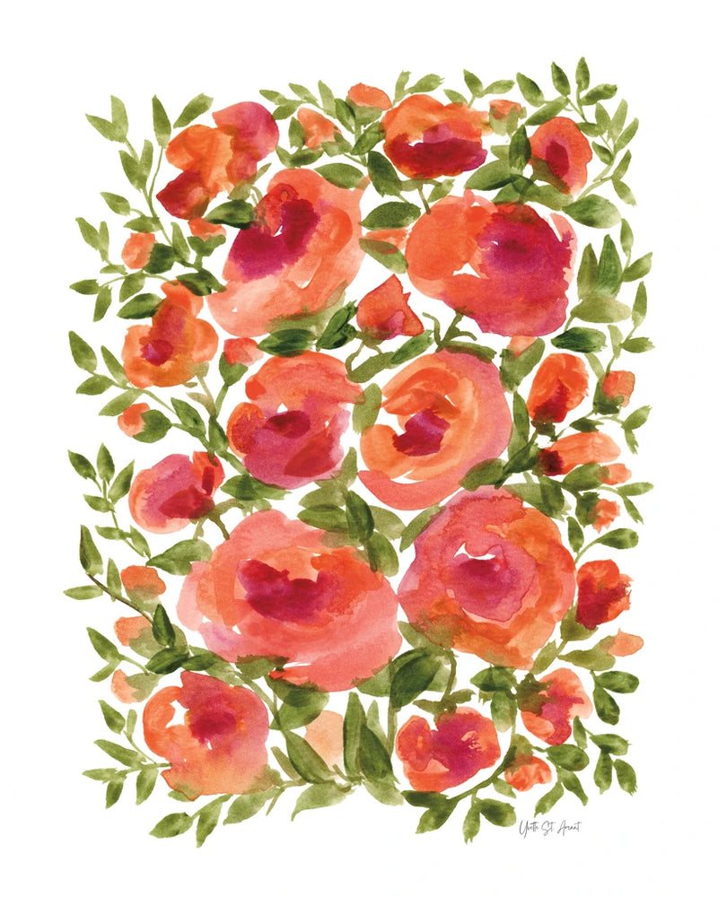 Coral Blooms by Yvette St. Amant
