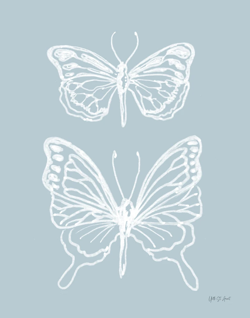 Cottage Butterflies II by Yvette St. Amant