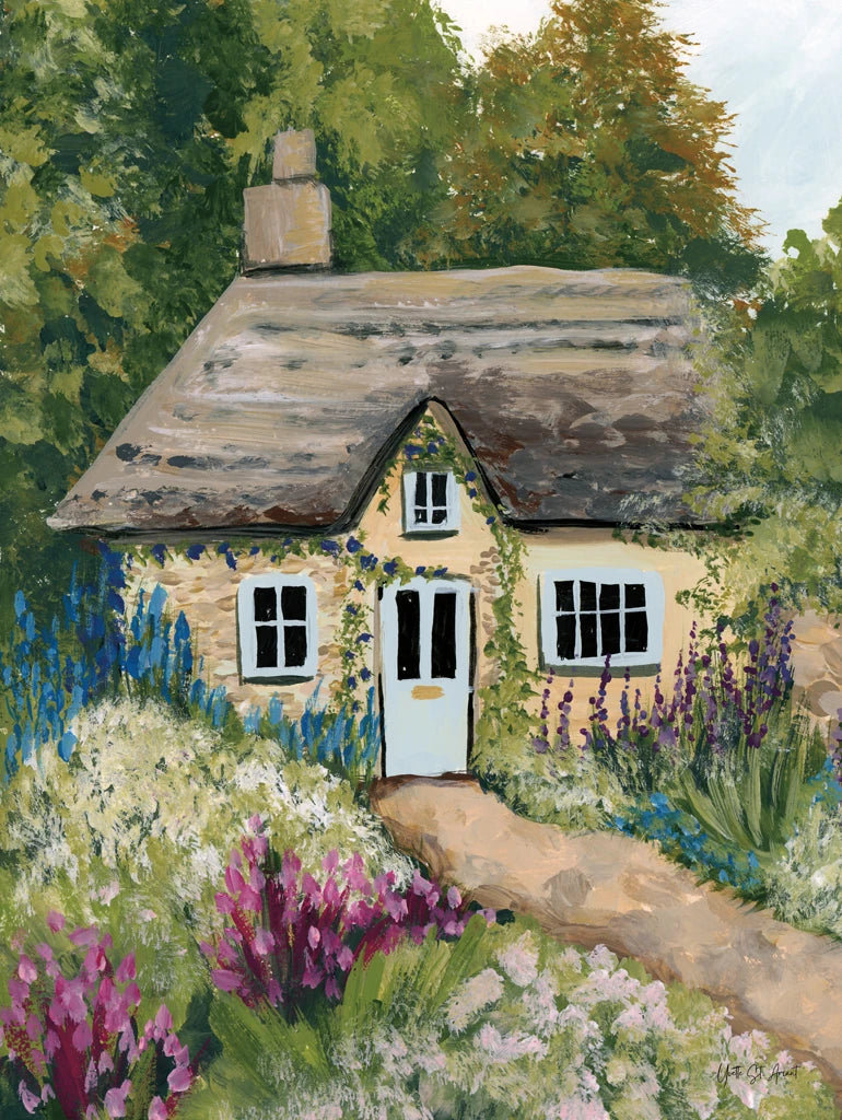 Country Cottage I Crop by Yvette St. Amant