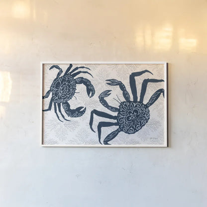 Delicate Coastline II by Yvette St. Amant. shown as a paper print in a white frame. Available as a archival giclee rolled canvas, fine art paper, or poster print. SKU 92292i.