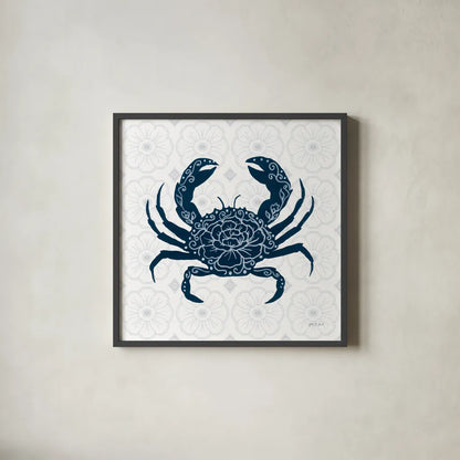 Delicate Coastline IV by Yvette St. Amant. Shown in a sleek black glass frame for a contemporary gallery look. Available as an archival giclee rolled canvas, fine art paper, or poster print. SKU 92294a.