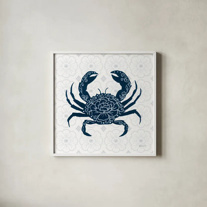 Delicate Coastline IV by Yvette St. Amant. Shown in a crisp white glass frame for a clean and minimalist style. Available as an archival giclee rolled canvas, fine art paper, or poster print. SKU 92294a.