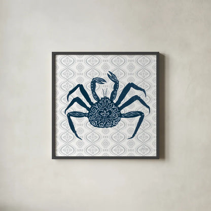 Delicate Coastline V by Yvette St. Amant. Shown in a sleek black glass frame for a contemporary gallery look. Available as an archival giclee rolled canvas, fine art paper, or poster print. SKU 92295a.