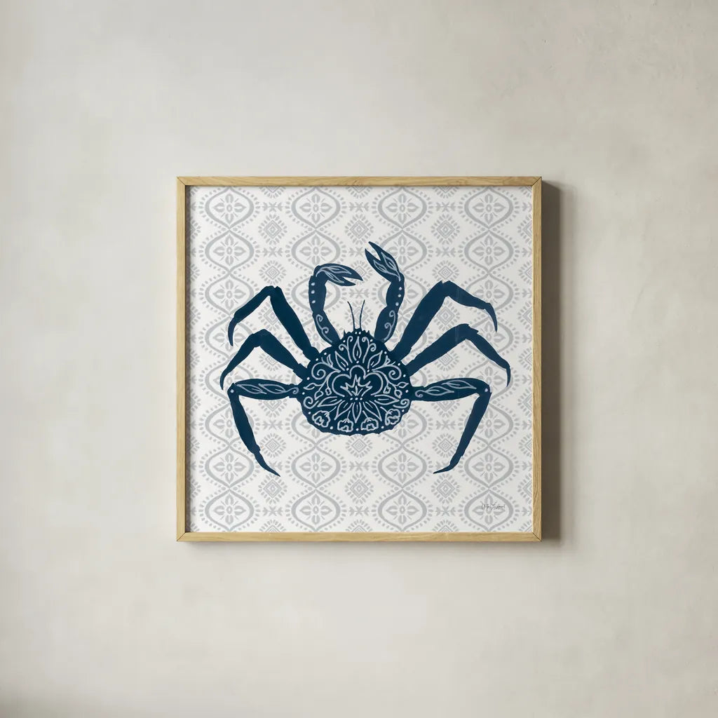 Delicate Coastline V by Yvette St. Amant. Shown in a natural wood glass frame for a timeless modern aesthetic. Available as an archival giclee rolled canvas, fine art paper, or poster print. SKU 92295a.