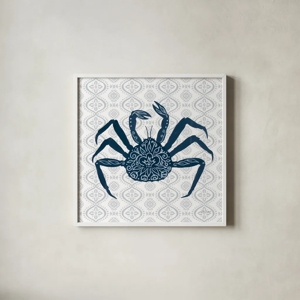 Delicate Coastline V by Yvette St. Amant. Shown in a crisp white glass frame for a clean and minimalist style. Available as an archival giclee rolled canvas, fine art paper, or poster print. SKU 92295a.