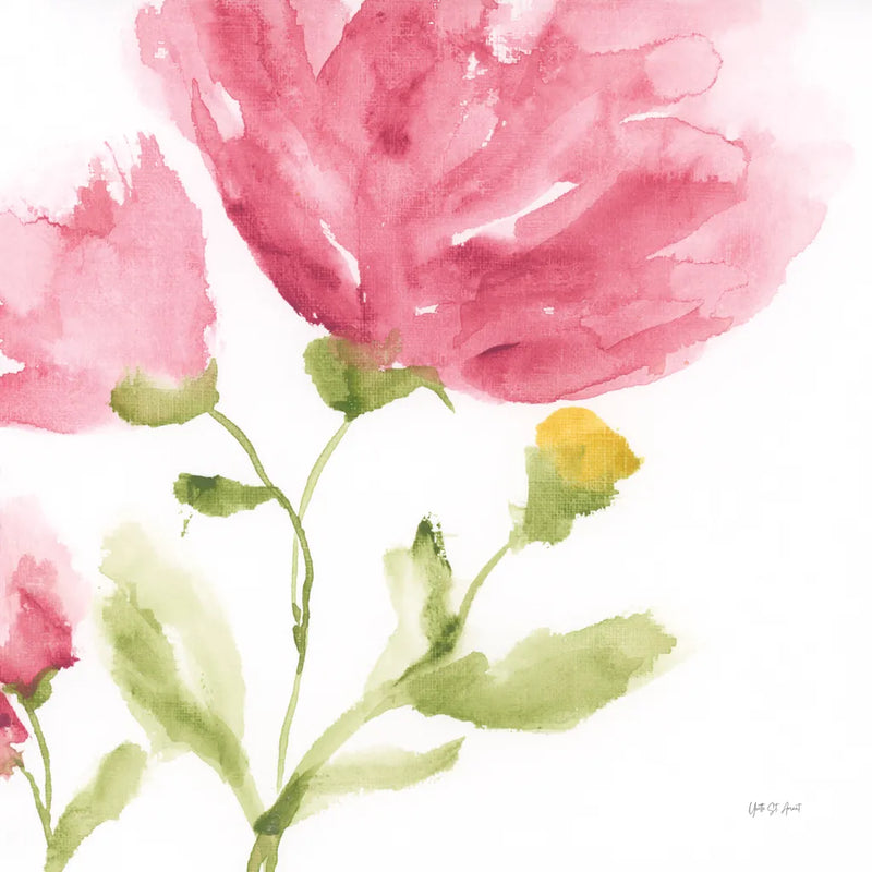 Delicate Rose I by Yvette St. Amant. SKU 96272a. Archival Giclee Fine art print for wall decor.