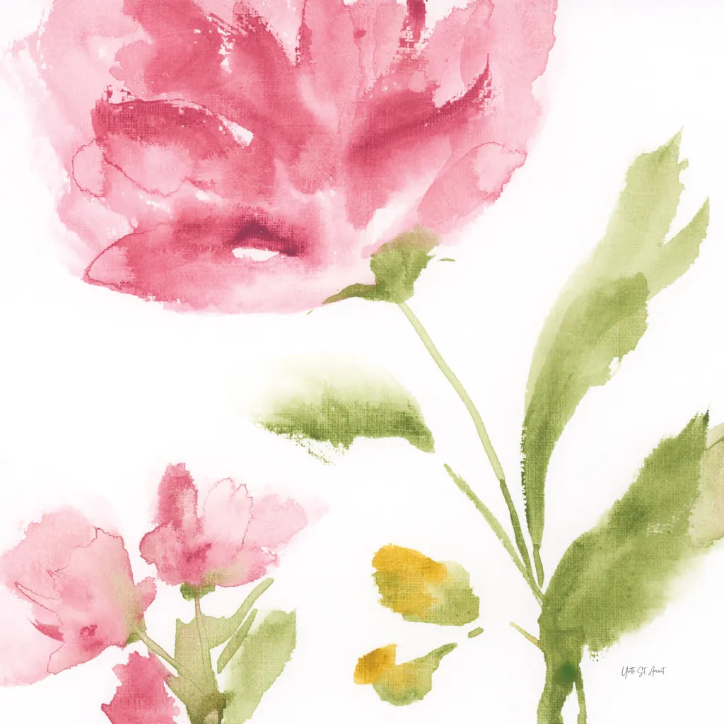 Delicate Rose II by Yvette St. Amant. SKU 96273a. Archival Giclee Fine art print for wall decor.