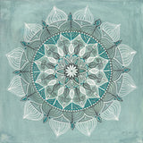 Desert Mandala Green by Yvette St. Amant. SKU 91001a. Archival Giclee Fine art print for wall decor.