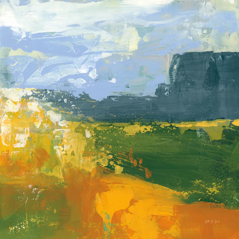 Distant Plateau II by Yvette St. Amant. SKU 100656a. Archival Giclee Fine art print for wall decor.