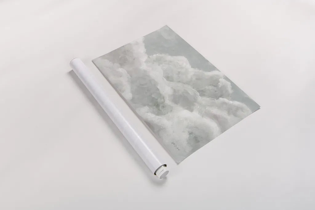 Dreaming in Clouds by Yvette St. Amant. shown as a rolled paper print. Available as archival giclee rolled canvas, fine art paper, or poster print. SKU 88546i.