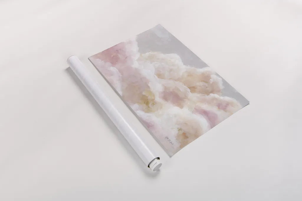 Dreaming in Clouds Ethereal by Yvette St. Amant. shown as a rolled paper print. Available as archival giclee rolled canvas, fine art paper, or poster print. SKU 89352i.