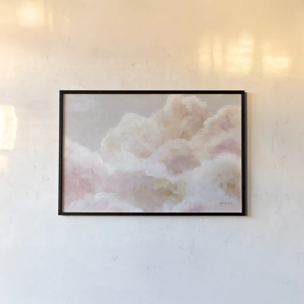 Dreaming in Clouds Ethereal by Yvette St. Amant. shown as a paper print in a black flame. Available as a archival giclee rolled canvas, fine art paper, or poster print. SKU 89352i.