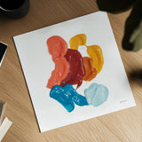 Dreaming of Paint I by Yvette St. Amant. Shown as a detailed flat fine art print, highlighting archival giclee quality. Available as an archival giclee rolled canvas, fine art paper, or poster print. SKU 92215a.