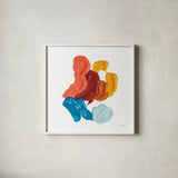 Dreaming of Paint I by Yvette St. Amant. Shown in a crisp white glass frame for a clean and minimalist style. Available as an archival giclee rolled canvas, fine art paper, or poster print. SKU 92215a.