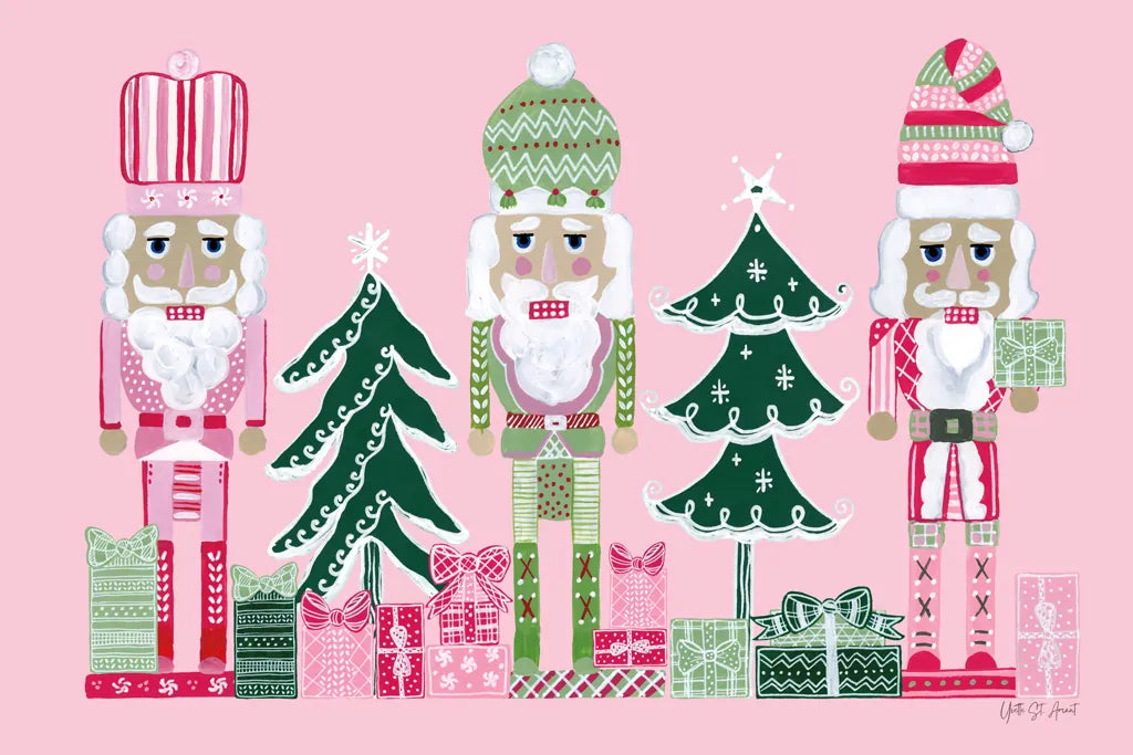 Dreamland Nutcrackers I by Yvette St. Amant. SKU 95773i. Archival Giclee Fine art print for wall decor.