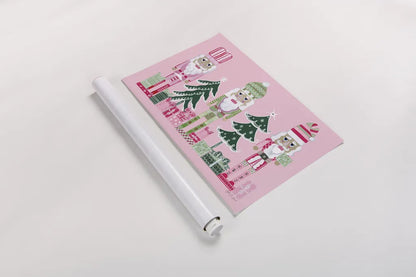 Dreamland Nutcrackers I by Yvette St. Amant. shown as a rolled paper print. Available as archival giclee rolled canvas, fine art paper, or poster print. SKU 95773i.