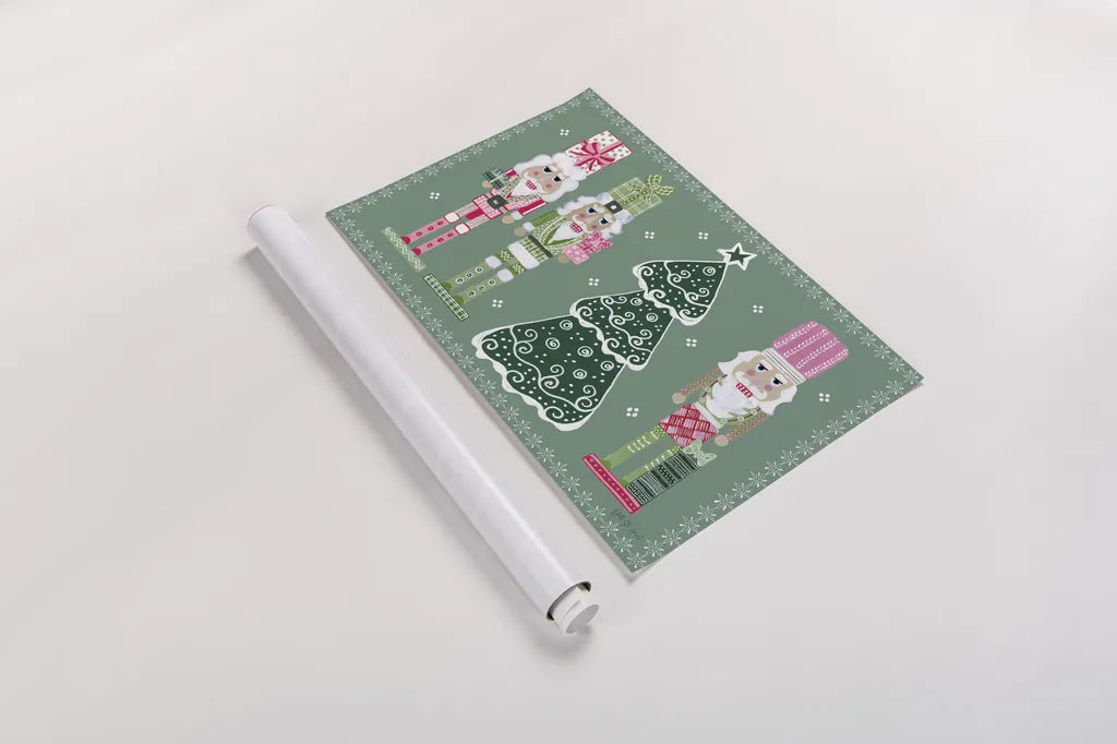 Dreamland Nutcrackers II by Yvette St. Amant. shown as a rolled paper print. Available as archival giclee rolled canvas, fine art paper, or poster print. SKU 95774i.