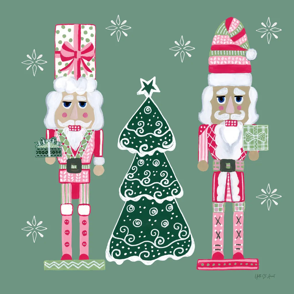 Dreamland Nutcrackers IV by Yvette St. Amant. SKU 95776a. Archival Giclee Fine art print for wall decor.