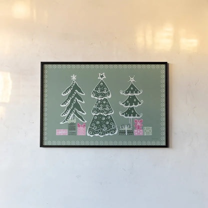 Dreamland Nutcrackers VI by Yvette St. Amant. shown as a paper print in a black flame. Available as a archival giclee rolled canvas, fine art paper, or poster print. SKU 95778i.