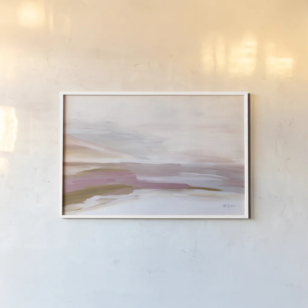 Dreamy Seascape Ethereal by Yvette St. Amant. shown as a paper print in a white frame. Available as a archival giclee rolled canvas, fine art paper, or poster print. SKU 89353i.