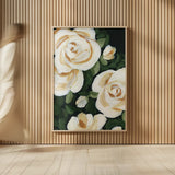 Enchanted Florals I by Yvette St. Amant. shown as over sized large wall art. Available as an archival giclee rolled canvas, fine art paper, or poster print. SKU 88737h.