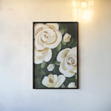 Enchanted Florals I by Yvette St. Amant. shown as a paper print in a black flame. Available as a archival giclee rolled canvas, fine art paper, or poster print. SKU 88737h.