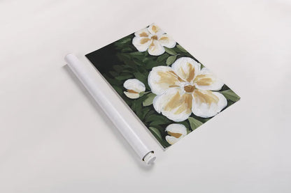 Enchanted Florals II by Yvette St. Amant. shown as a rolled paper print. Available as archival giclee rolled canvas, fine art paper, or poster print. SKU 88738h.