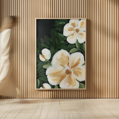 Enchanted Florals II by Yvette St. Amant. shown as over sized large wall art. Available as an archival giclee rolled canvas, fine art paper, or poster print. SKU 88738h.