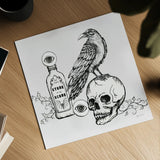 Enchantment IX by Yvette St. Amant. Shown as a detailed flat fine art print, highlighting archival giclee quality. Available as an archival giclee rolled canvas, fine art paper, or poster print. SKU 102727a.