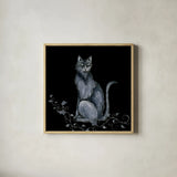 Enchantment V by Yvette St. Amant. Shown in a natural wood glass frame for a timeless modern aesthetic. Available as an archival giclee rolled canvas, fine art paper, or poster print. SKU 102723a.