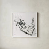 Enchantment VII by Yvette St. Amant. Shown in a crisp white glass frame for a clean and minimalist style. Available as an archival giclee rolled canvas, fine art paper, or poster print. SKU 102725a.