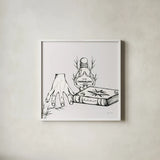 Enchantment VIII by Yvette St. Amant. Shown in a crisp white glass frame for a clean and minimalist style. Available as an archival giclee rolled canvas, fine art paper, or poster print. SKU 102726a.