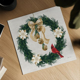 Evergreen Christmas V by Yvette St. Amant. Shown as a detailed flat fine art print, highlighting archival giclee quality. Available as an archival giclee rolled canvas, fine art paper, or poster print. SKU 96559a.